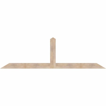 Ekena Millwork Portland Smooth Timber Gable Bracket, Douglas Fir, 108"W x 31 1/2"H x 5 1/2"D x 5 1/2"F, 7/12 Pitch GBW108X31X0606POR00SDF